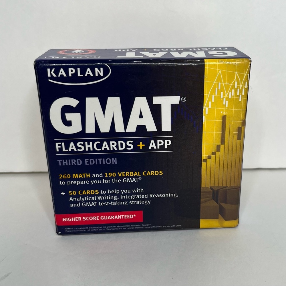 Kaplan Test Prep GMAT Flashcards + App 3rd Edition